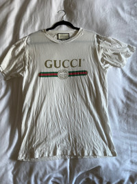 Women's OVERSIZE T-SHIRT WITH GUCCI LOGO White Small