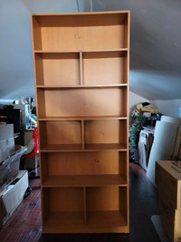 4 bookshelves