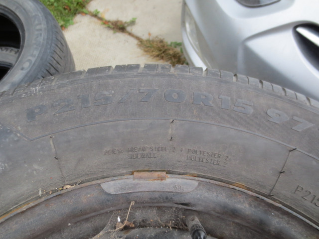 set of 4 all season tires 215/70r15 in Tires & Rims in Winnipeg - Image 3