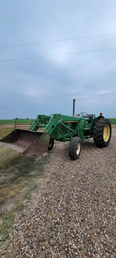 Hey posting this for my Dad, he's got a nice john deere 3130 with loader it works good it runs stron...