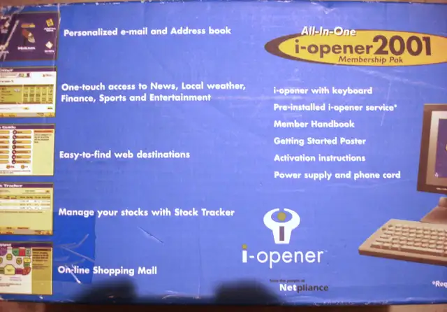 Vintage Retro PC computer iopener I-opener Netpliance in Desktop Computers in Edmonton - Image 4