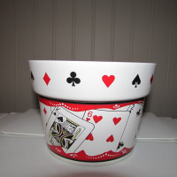 POPCORN/MISC. POKER CARD POT