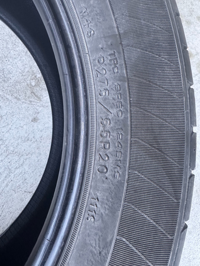 4× Goodyear 275/55R20 Tires – 70% Tread, Great Shape in Tires & Rims in Brantford - Image 4