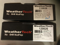 WeatherTech 110026 / 120026 No-Drill Front MudFlaps - RAM Pickup