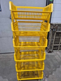 Yellow Plastic Utility Storage Shelf Calgary Alberta Preview
