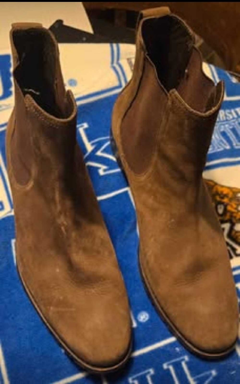 Cole Haan Brown Chelsea Leather Mens Boots Size 13 | Men's Shoes ...