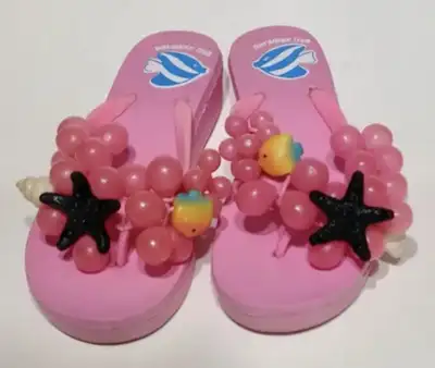 Tropical Fish Flip Flops / Sandals ~ Womens Size 9, View more