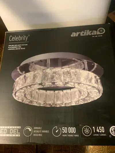 Ceiling Led Light Fixture Attila 50,000 hours. New in box, View more