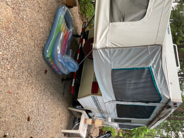 1994 palomino tent trailer with all new canvas windows Travel