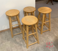 Counter High Bar Stools for Kitchen Island - set of 4