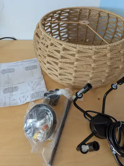 Boho 5-Light Rattan Chandelier with Woven Wicker Shade – Coastal, View more