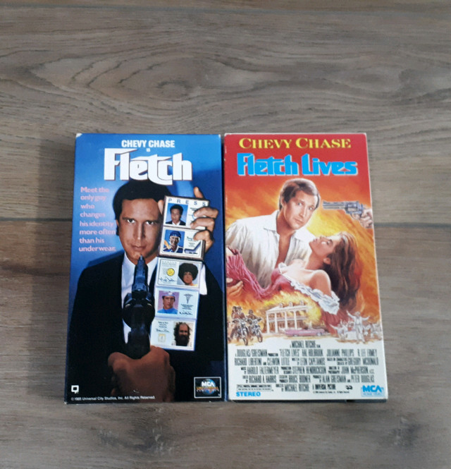 Fletch & Fletch Lives 2 VHS Lot Tested!
Chevy ChaseClassicComedy in CDs, DVDs & Blu-ray in Ottawa