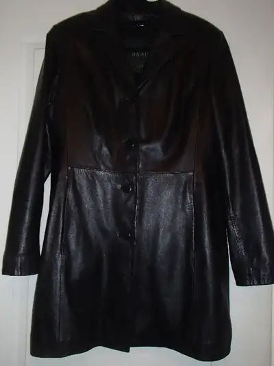Ladies Danier Leather Coat-REDUCED PRICE, View more