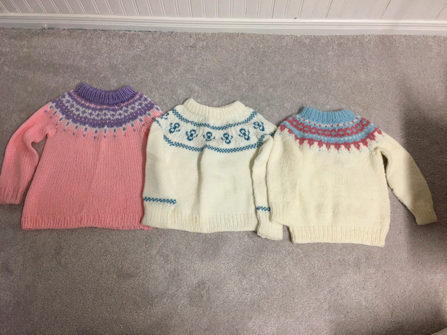 Homemade sweaters, dresses and a shawl in Other in Oshawa / Durham Region