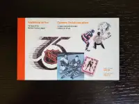 NHL 75th Anniversary Stamp Booklet - MINT Stamps