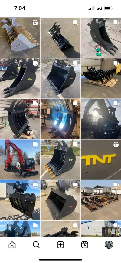 TNT Attachments 780-591-5199 Excavator Attachments Top quality Design Strength & Performance All Att...