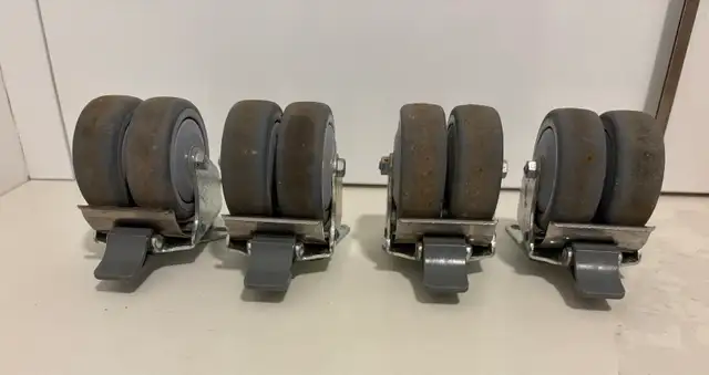 Blickle Germany 2” Heavy-Duty Swivel Casters w/ Brakes   in Other Business & Industrial in Bedford - Image 4