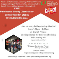 FREE PARKINSON'S BOXING CLASSES - IN PERSON