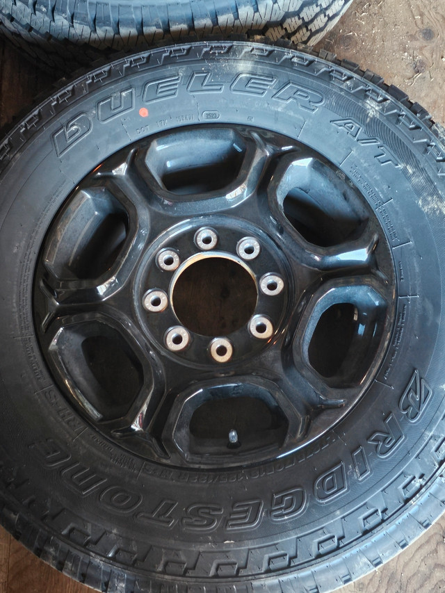 4 Ford 250 rims and tires LT 275/70R18 year 2023 in Cars & Trucks in Thunder Bay