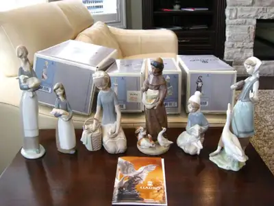 Vintage 1970 -90's Daisa LLadro Spain Porcelain Figurines see ad, View more