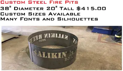 Custom Steel Fire pit Rings, View more