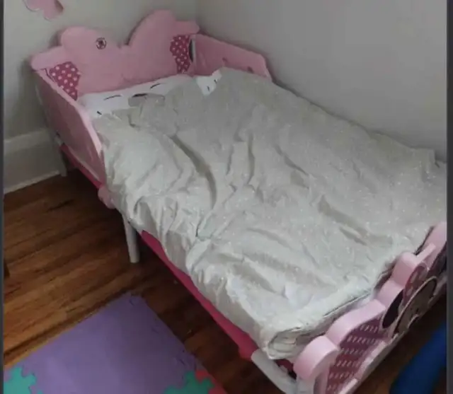 Toddler Bed with Mattress and duvet cover set in Cribs in City of Toronto - Image 2