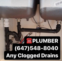  Drain Specialist Clogged  Plumber ☎️(647)548-8040☎️SameDay
