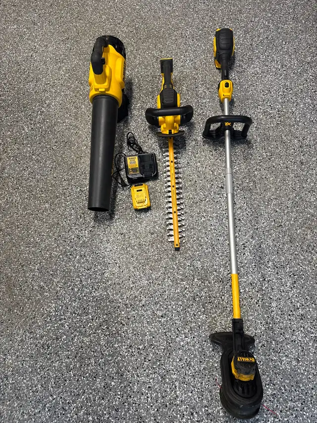     DEWALT 20V Yard Tool Package w/ 4Ah Battery - $275