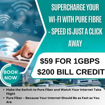 Home internet : Keep your home online and fast for $59, View more