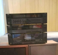 Vintage 3 piece JVC stereo system.CA$200