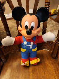 Vintage original Mickey mouse learning plush
