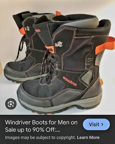 Wind River Winter Inselated Boots NEW Asking $100.00 It over $ 200.00 boots