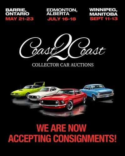 We are Hosting Canada’s Fastest growing Live Collector Car Auction Weekend of July 18th 2026 53462 R...