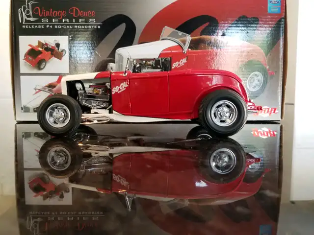 1:18 Diecast GMP 1932 Ford Roadster Vintage Deuce So-Cal Red