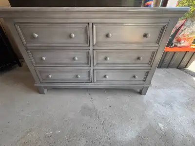 Wooden grey dresser, View more