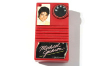 Vintage Michael Jackson AM-FM Portable Radio - Vanity Fair 1984