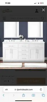 Brand New double sink vanity new in box