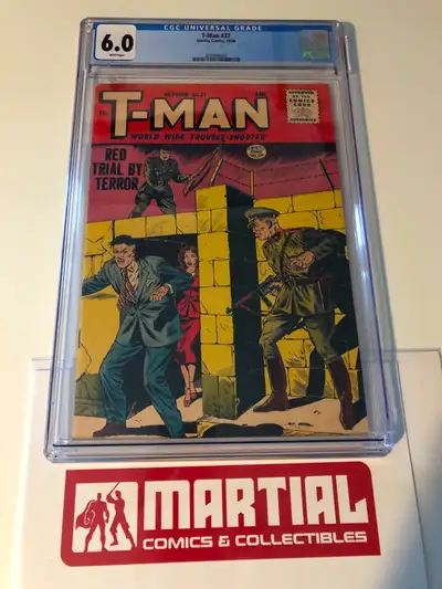 Golden Age Pre-code T-Man #37 comic CGC 6.0 $225 OBO, View more