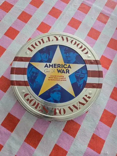 3 DVDs & 1 CD Box Set All contained in a replica movie reel tin case The real stories of WWII by the...