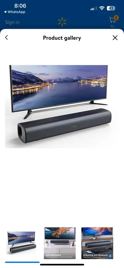 Sound Bar for Smart TV, Soundbar TV Speakers with Customized Bas, View more