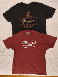 2 T-shirts TG/XL: VANS '66 & FENDER '46