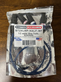 Blue Truth XLR Cables