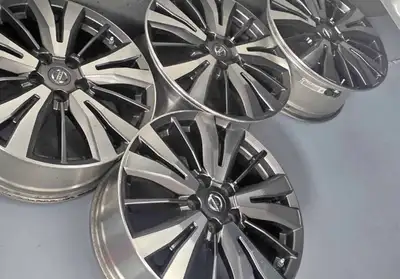 For sale Set of four OEM "Nissan" rims 18x7.5 5x114.3 Center bore 66.1 Offset 50