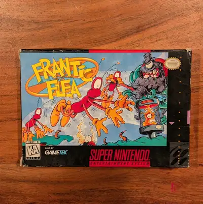 Frantic Flea CIB SNES Game, View more