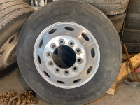 11R24.5 rims and tires (set of 10) for sale $2000