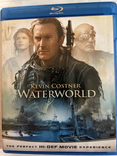 Kevin Costner. / Waterworld / un monde sans terre .: film Blu-ray bilingue : anglais et français.: à...