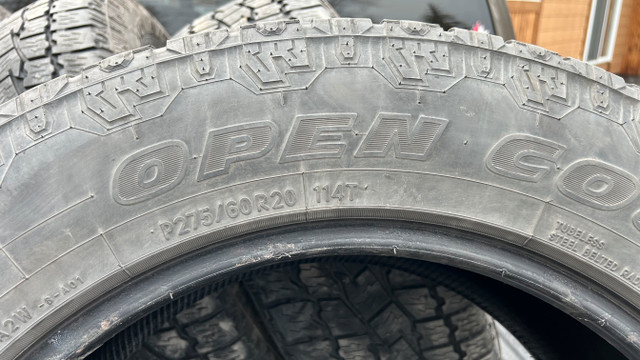 Toyo Open Country AT-2's x 4 - 275/60R20 in Tires & Rims in Vanderhoof - Image 2