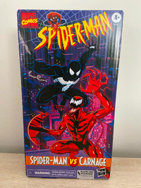 Marvel Legends Spider-Man Animated VHS Symbiote vs Carnage