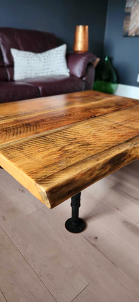 Reclaimed wood coffee table 