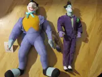 DC Comics JOKER Toy Stuffed Plush Animated Batman Vintage 6flags